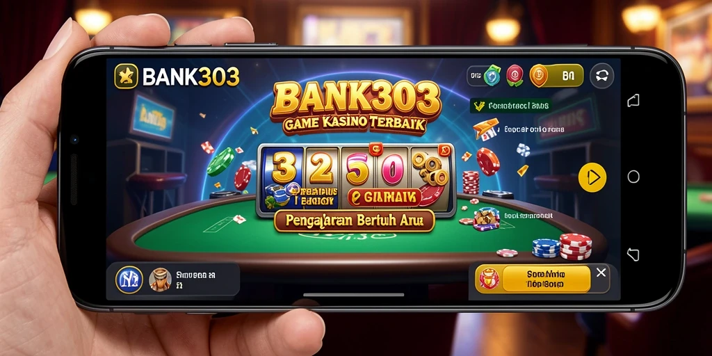 Tampilan permainan Kasino yang menegangkan di BANK303.