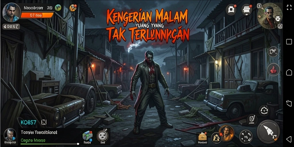 Gameplay mencekam dalam KO857 yang penuh ketegangan.