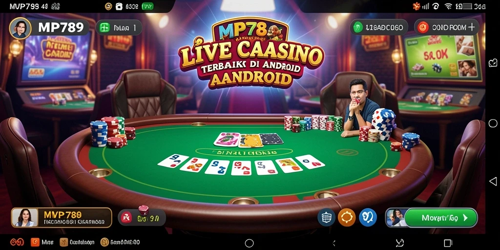 Tampilan gameplay Live Casino yang mengesankan dan interaktif di MVP789.