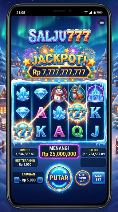Tampilan antarmuka aplikasi salju777 yang intuitif.